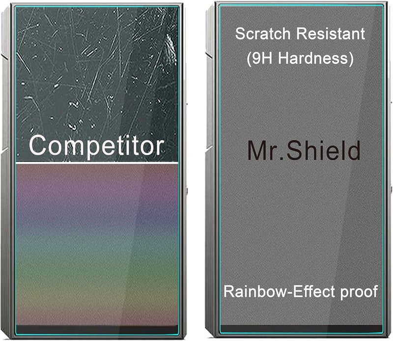 Mr Shield [3-Pack] Screen Protector For Fiio M11 Plus [Tempered Glass] [Japan Glass with 9H Hardness] Screen Protector - Image 5